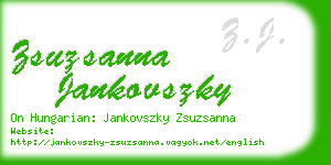 zsuzsanna jankovszky business card